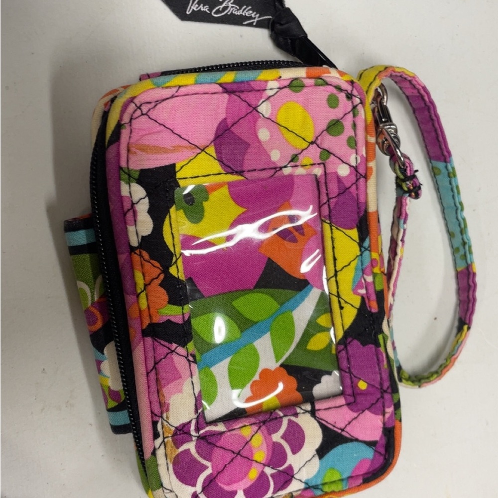 Vera Bradley Multicolor Floral Wristlet
